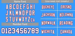Powder Blue White-Red Classic Style Football Jersey 3