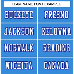 Powder Blue White-Royal Classic Authentic Football Jersey 3