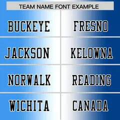 Powder Blue White-Royal Gradient Football Jersey 3