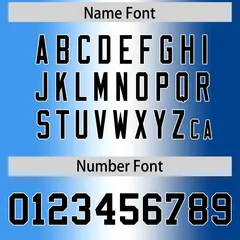 Powder Blue White-Royal Gradient Football Jersey 4