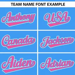 Powder Blue White Thick Stripe Authentic Baseball Jersey 3