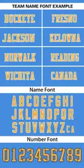 Powder Blue Yellow-Black Mesh Football Jersey 3