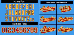 Powder Blue Yellow-Red Stripe Raglan Baseball Jersey 3