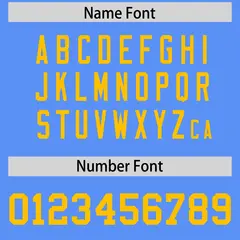 Powder Blue Yellow Square Neckline Classic Football Jersey 4