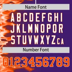 Purple 3D Flame Design Authentic Baseball Jersey 4