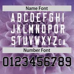 Purple 3D Flower Design Authentic Baseball Jersey 4