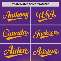 Purple 3D Flower Design Authentic Baseball Jersey 3
