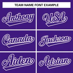 Purple and White Raglan Varsity Full-Snap Letterman Jacket 5