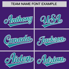 Purple Aqua Classic Full-Zip Varsity Letterman Jacket Hoodie 5