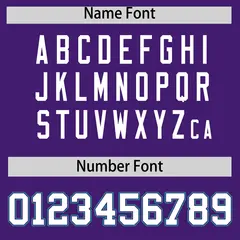 Purple Aqua Flame Outline Side Pattern Baseball Jersey 4