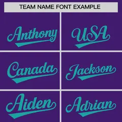 Purple Aqua Graffiti Wind Mark Baseball Jersey 3
