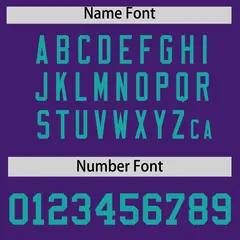 Purple Aqua Graffiti Wind Mark Baseball Jersey 4