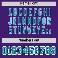 Purple Aqua Stripe Animals Graffiti Raglan Baseball Jersey 4