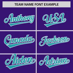 Purple Aqua-White Color Block Varsity Letterman Jacket 3