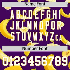 Purple Banana Graffiti Pattern Fashion Baseball Jersey 3