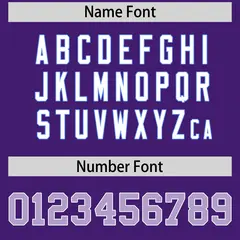 Purple Baseball Jersey 7