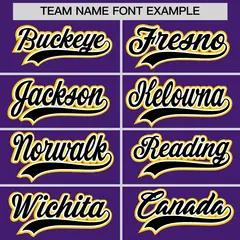 Purple Baseball Jersey 6