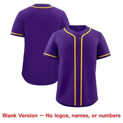 Purple Baseball Jersey 8