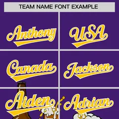 Purple Beer Day Parties Baseball Jersey 3