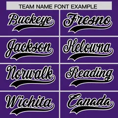 Purple Black American Flag Raglan Baseball Jersey 3