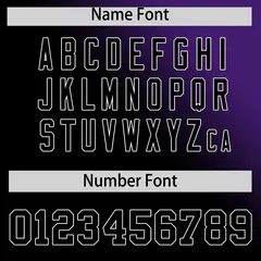 Purple Black Diagonal Stripe Gradient Baseball Jersey 4