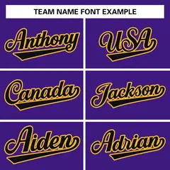 Purple Black-Gold Classic Varsity Full-Snap Letterman Jacket 5