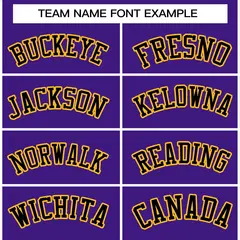 Purple Black-Gold Classic Varsity Full-Snap Letterman Jacket 5
