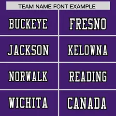 Purple Black Gradient Side Pattern Authentic Football Jersey 3