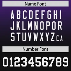 Purple Black Gradient Side Pattern Authentic Football Jersey 4