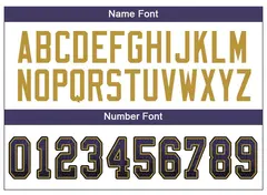 Purple Black-Old Gold Drift Fashion Mesh Football Jersey 3
