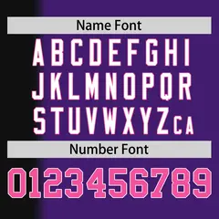 Purple Black Pinstripe Gradient Baseball Jersey 4