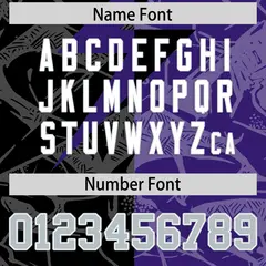 Purple Black Split Lightning Pattern Football Jersey 4