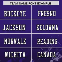 Purple Black Star Gradient Flag Football Jersey 3