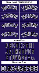 Purple Black-White Classic Basketball Jersey 3