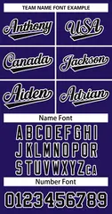 Purple Black-White Classic Basketball Jersey 3