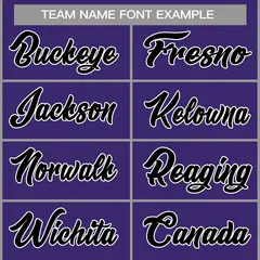 Purple Black-White Classic Casual Basketball Jersey 3
