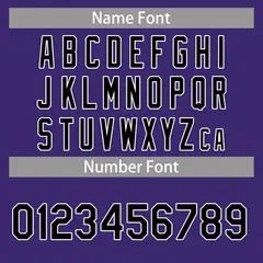 Purple Black-White Classic Casual Basketball Jersey 4