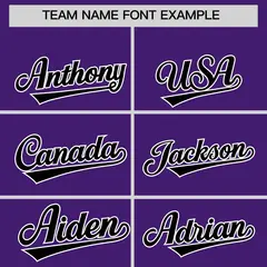 Purple Black-White Classic Varsity Letterman Jacket Hoodie 5