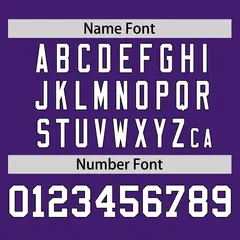 Purple Black-White Color Block Authentic Baseball Jersey 4