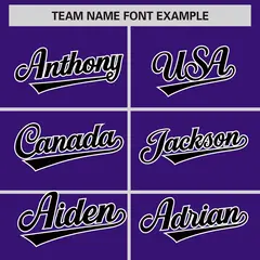 Purple Black-White Color Block Varsity Letterman Jacket 3