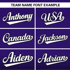 Purple Black-White Gradient Pinstripe Baseball Jersey 3