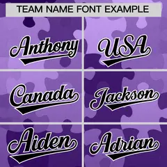 Purple Black White Puzzle Elements Baseball Jersey 3