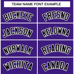 Purple Black-White Raglan Varsity Full-Snap Letterman Jacket 3