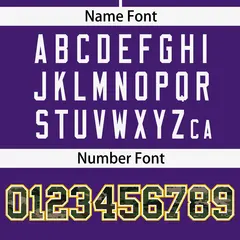 Purple Camo Font Authentic Baseball Jersey 4