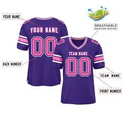 Purple Classic Authentic Football Jersey 2