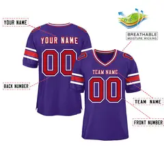 Purple Classic Authentic Football Jersey 2