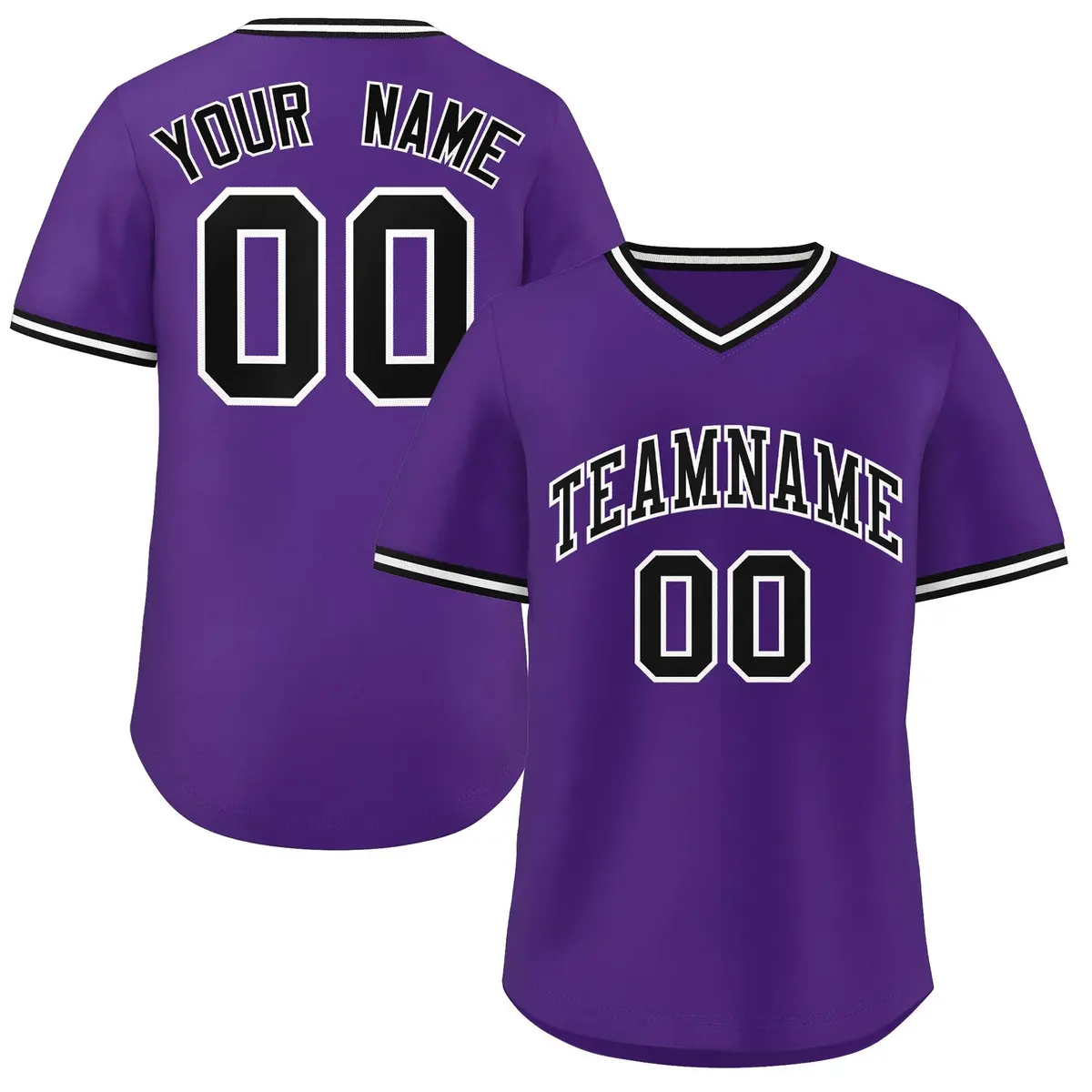 Purple Classic Authentic Pullover Baseball Jersey