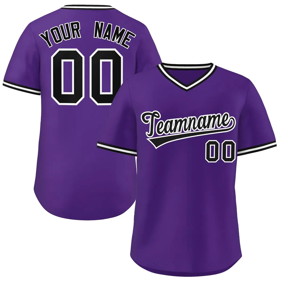 Purple Classic Authentic Pullover Baseball Jersey