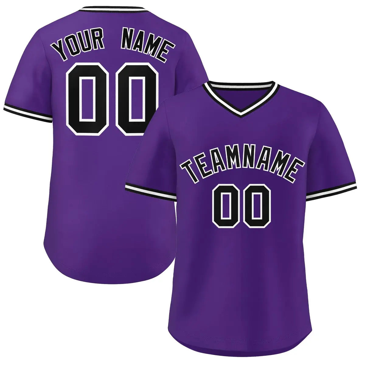 Purple Classic Authentic Pullover Baseball Jersey