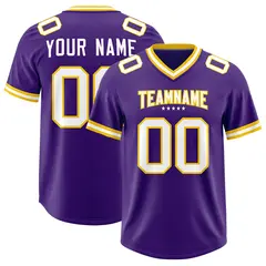 Purple Classic Style American Football Jersey